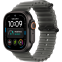 Montres connectées Apple Watch Ultra 4 49mm 5G Black Titanium Case with Translucent Black Ocean Band - MJAY4QF/A