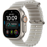 Smart Watches Apple Watch Ultra 4 49mm 5G Natural Titanium Case with Translucent Grey Ocean Band (MJAD4QF/A)