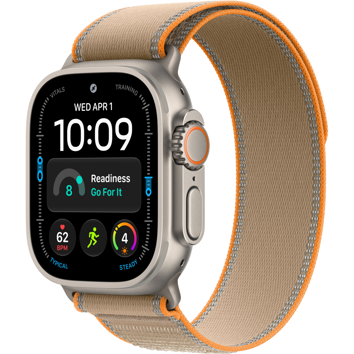 Smart Watches Apple Watch Ultra 4 49mm 5G Natural Titanium Case with Sand Trail Loop M/L (MJAQ4QF/A)
