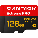 Memory Card 128GB MicroSD SanDisk Extreme Pro (SDSQXCJ-128G-GS6MA)