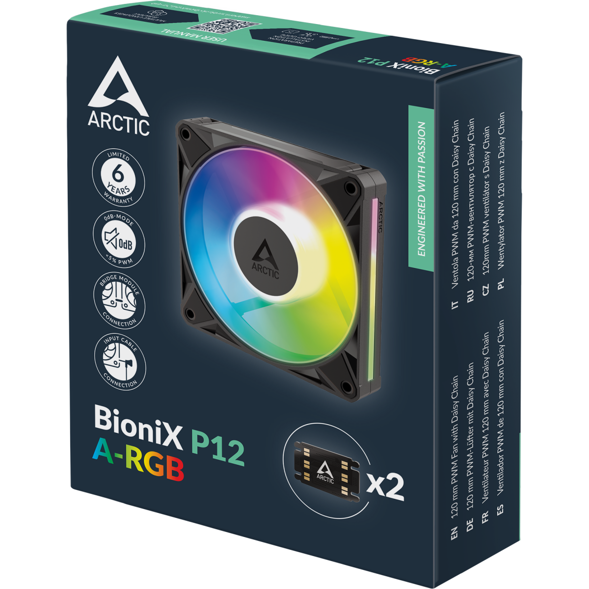 Case Fan Arctic BioniX P12 A-RGB - ACFAN00335A - photo 8