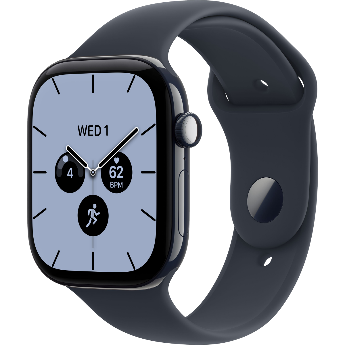 Montres intelligentes Apple Watch Series 12 46mm 5G Night Blue Ceramic Case with Navy Blue Sport Band S/M - MJH34ZR/A