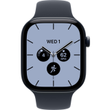 Montres intelligentes Apple Watch Series 12 46mm 5G Night Blue Ceramic Case with Navy Blue Sport Band S/M (MJH34ZR/A)
