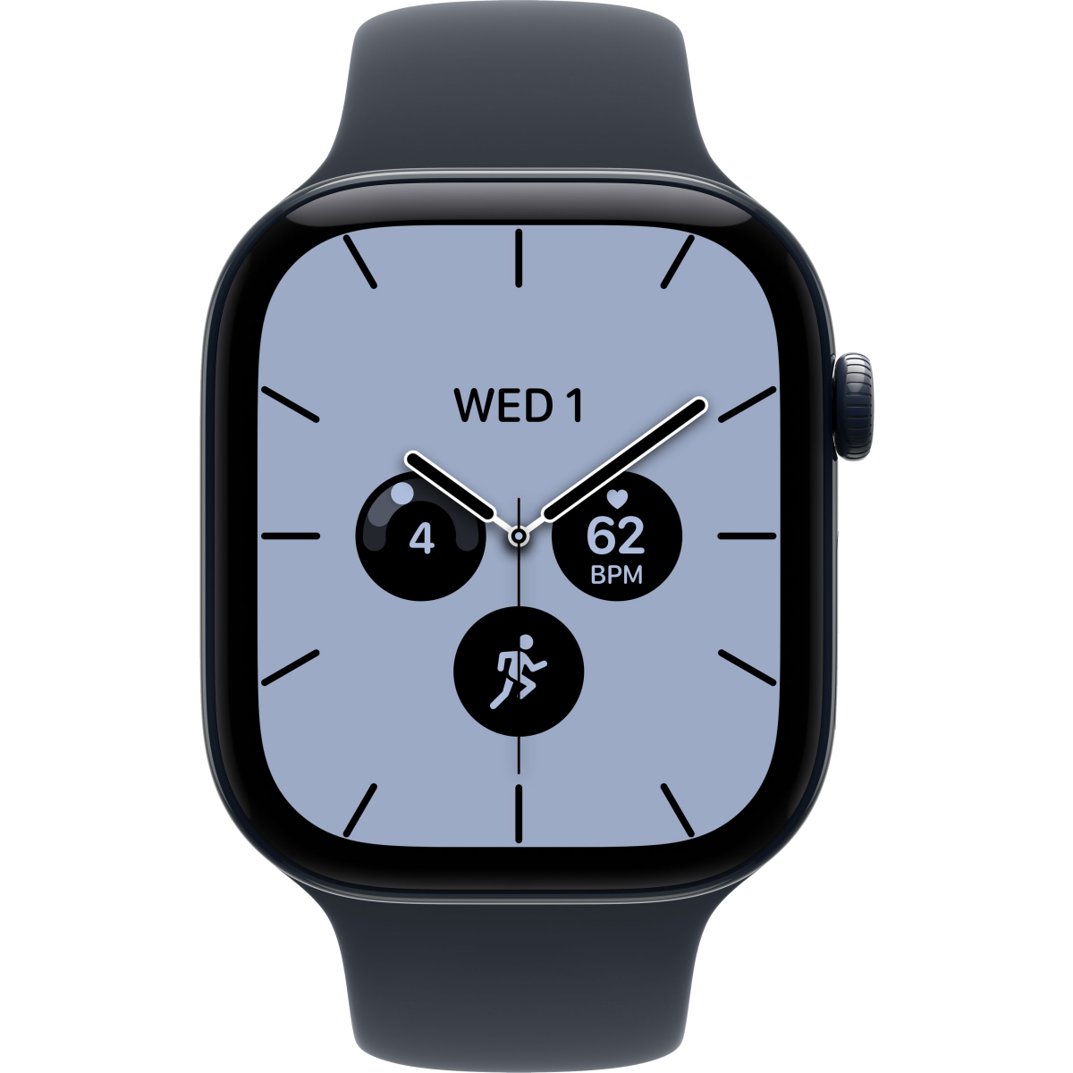 Montres intelligentes Apple Watch Series 12 46mm 5G Night Blue Ceramic Case with Navy Blue Sport Band S/M - MJH34ZR/A - photo 2