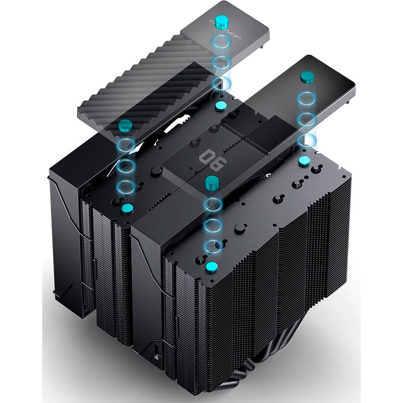 Cooler Jonsbo CC90 Black - photo 4