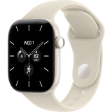 Smart Watches Apple Watch Series 12 42mm 5G Pearl White Ceramic Case with Sand Sport Band M/L (MJGX4ZR/A)