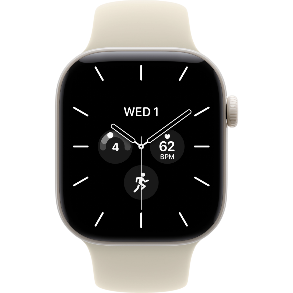 Smart Watches Apple Watch Series 12 42mm 5G Pearl White Ceramic Case with Sand Sport Band M/L (MJGX4ZR/A) - photo 2