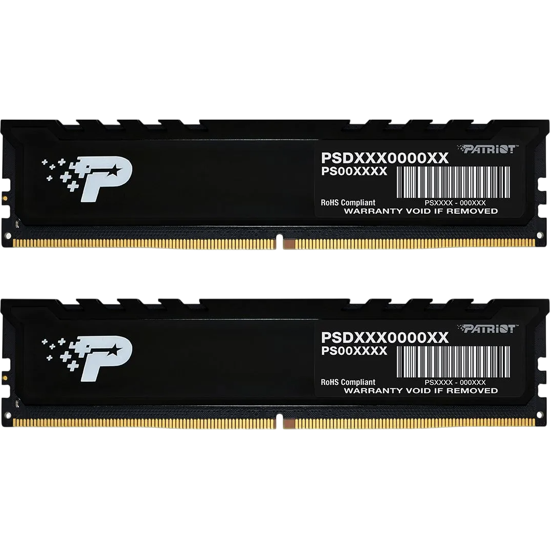 Mémoire vive 32GB DDR5 5600MHz Patriot Signature Premium (PSP532G5600KH1) (2x16GB KIT)