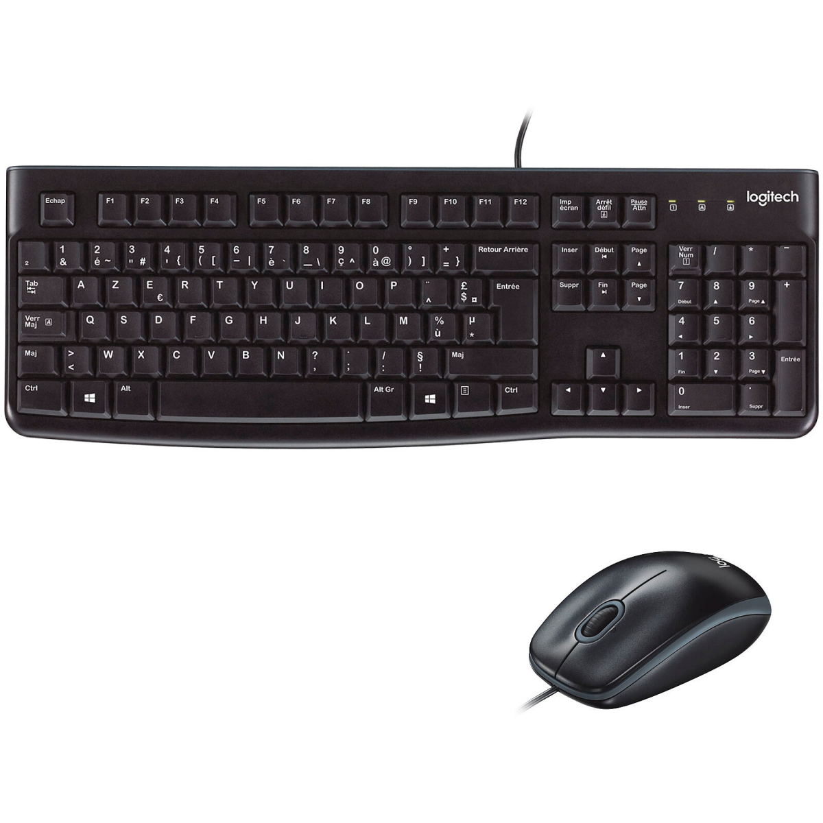 Keyboard + Mouse Logitech Desktop MK120 Black (920-002540)