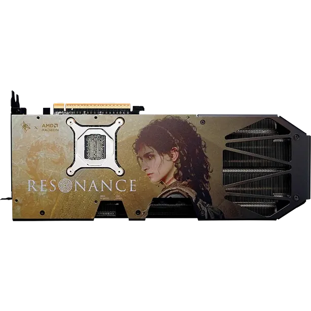 Carte graphique AMD Radeon RX 9070 XT PowerColor Hellhound Resonance Edition OC 16GB (RX9070XT 16G-L/OC/RES) - photo 3