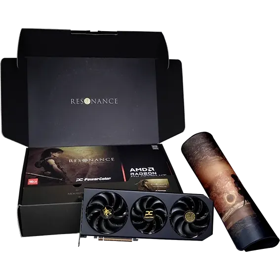 Carte graphique AMD Radeon RX 9070 XT PowerColor Hellhound Resonance Edition OC 16GB (RX9070XT 16G-L/OC/RES) - photo 5