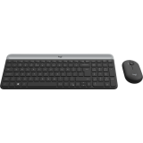 Keyboard + Mouse Logitech MK470 Slim Wireless Combo Graphite (920-009204)