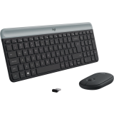 Keyboard + Mouse Logitech MK470 Slim Wireless Combo Graphite (920-009204)