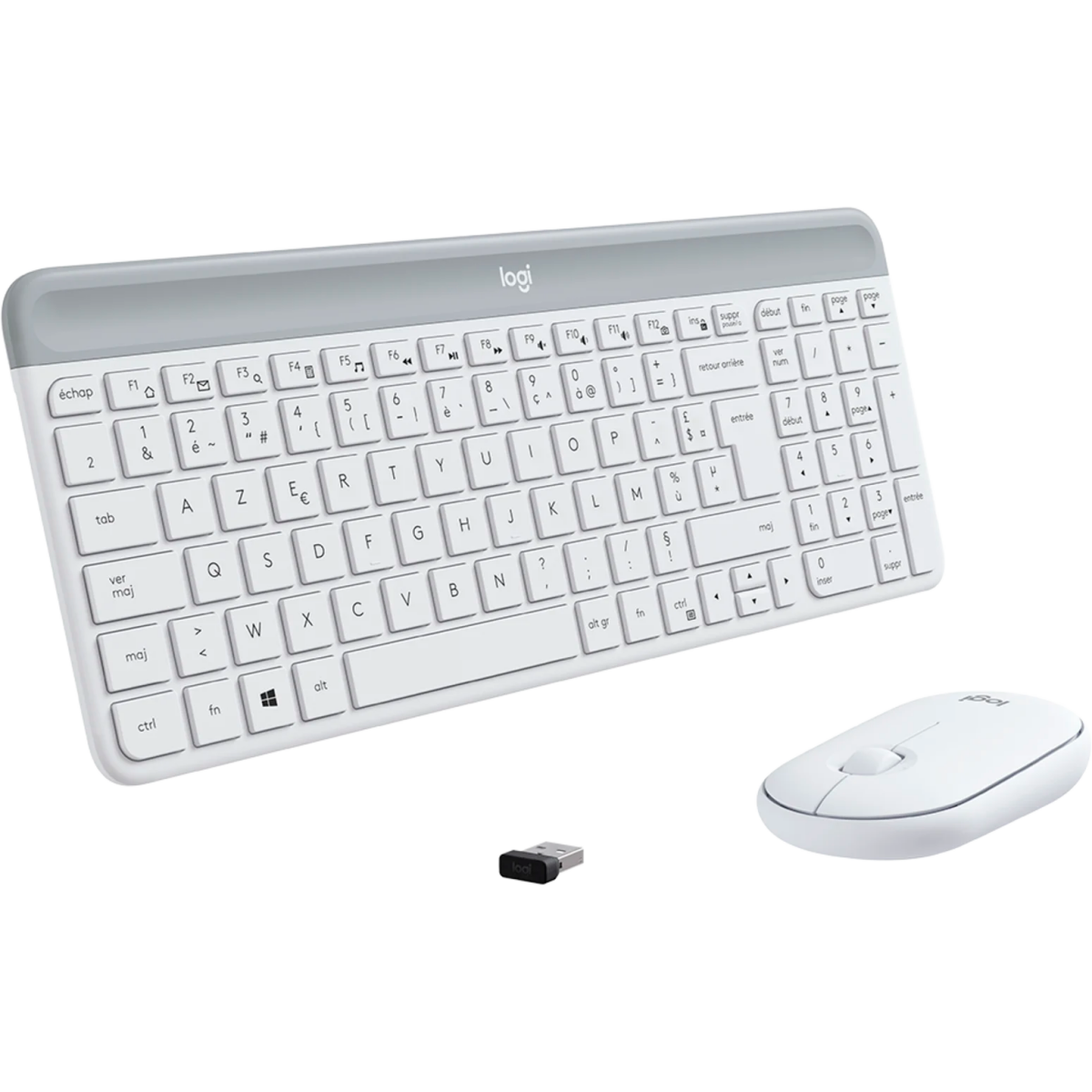 Keyboard + Mouse Logitech MK470 Slim Wireless Combo Black (920-009204/9180) - 920-009191 - photo 4