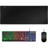 Keyboard + Mouse + Mouse Pad Mars Gaming MCPX RGB Black (MCPXB)