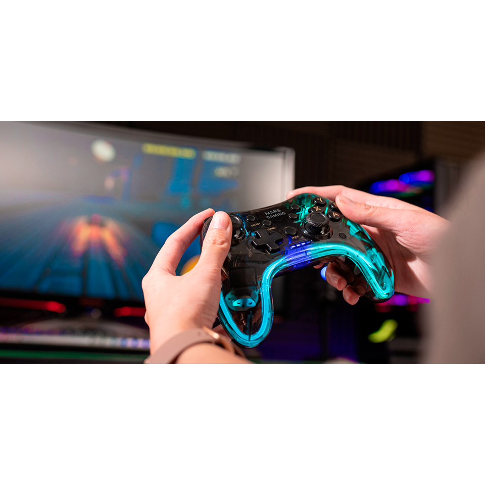 Gamepad Mars Gaming MGP-24 RGB Transparent - MGP24 - photo 7