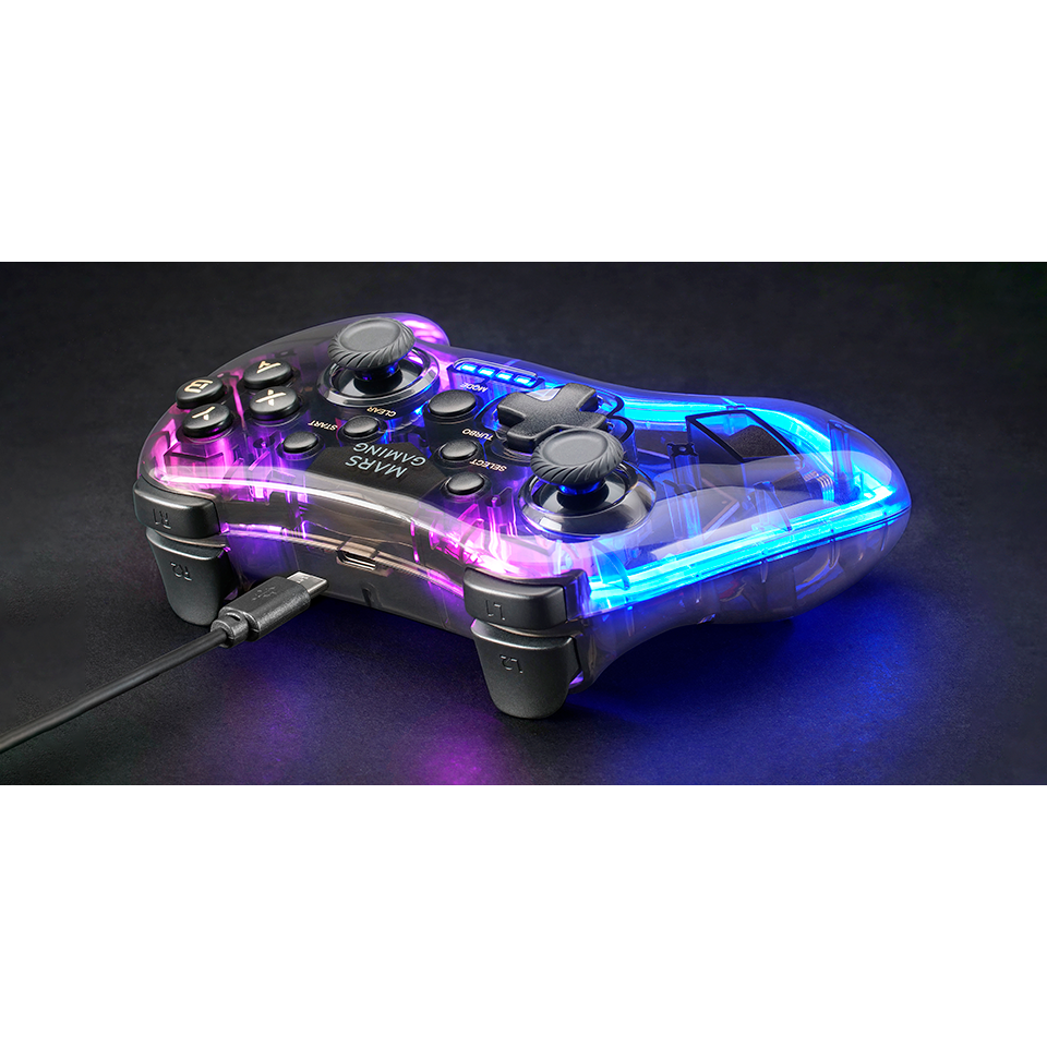 Gamepad Mars Gaming MGP-24 RGB Transparent - MGP24 - photo 8