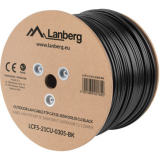 Couronne de câble Lanberg LCF5-21CU-0305-BK, 305m