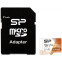 Memory Card 256GB MicroSD Silicon Power Superior Pro + SD adapter (SP256GBSTXDU3V20AB)