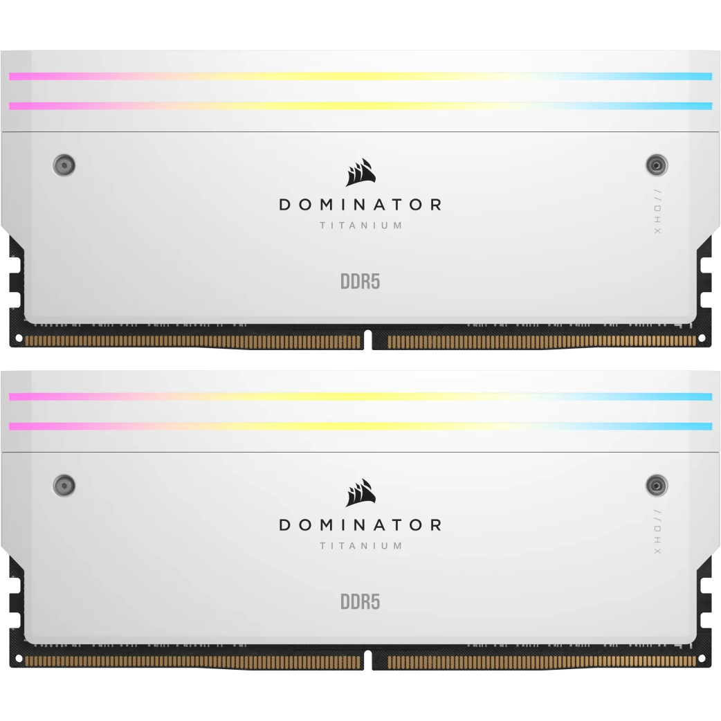 RAM 32GB DDR5 6400MHz Corsair Dominator Titanium RGB (CMP32GX5M2B6400C32W) (2x16GB KIT)