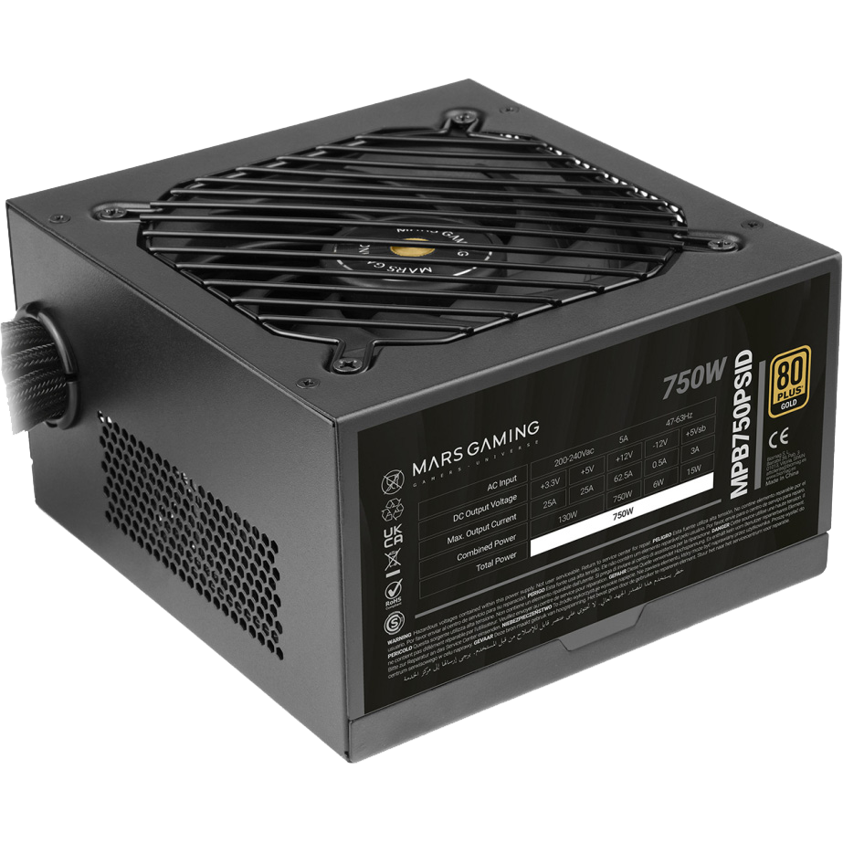 Power Supply 750W Mars Gaming MPB750PSID - photo 2