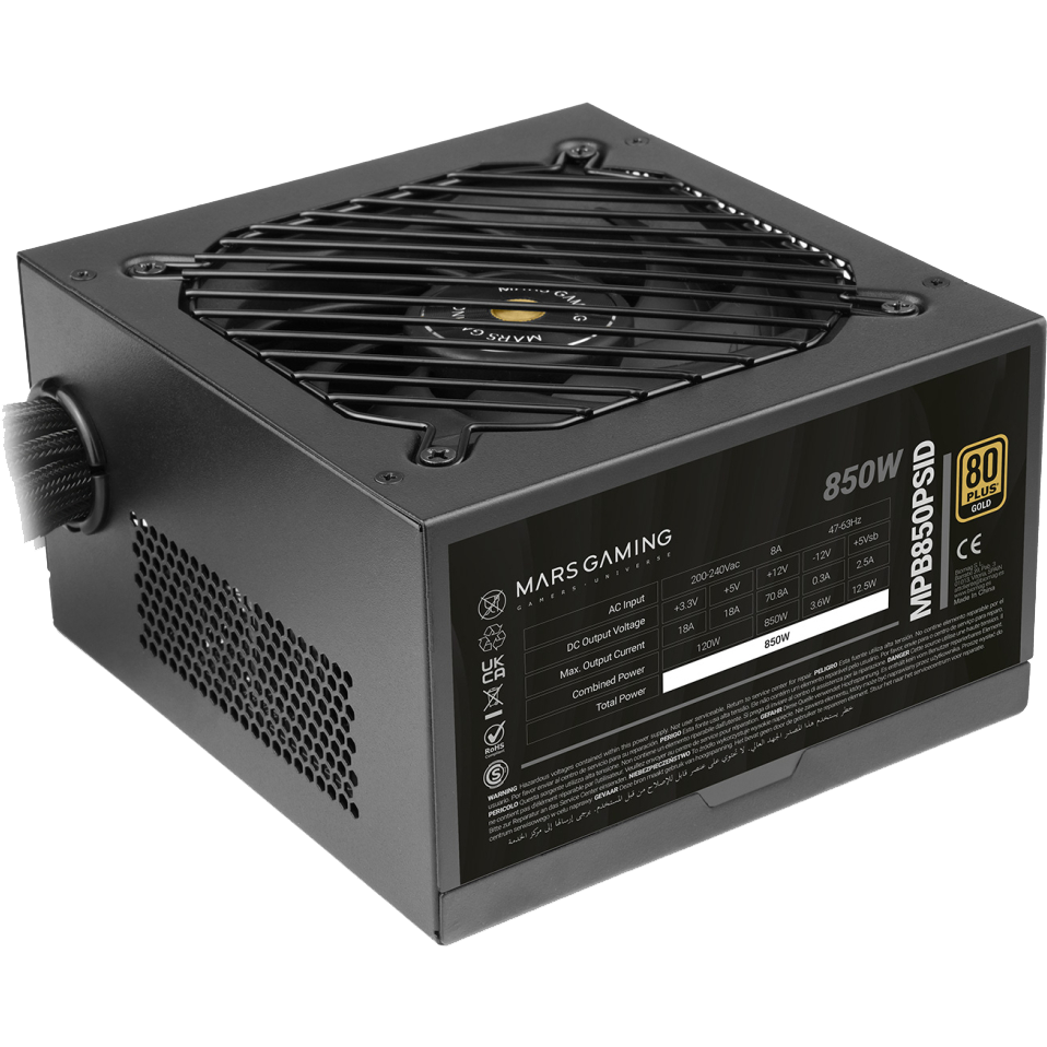 Power Supply 850W Mars Gaming MPB850PSID - photo 2