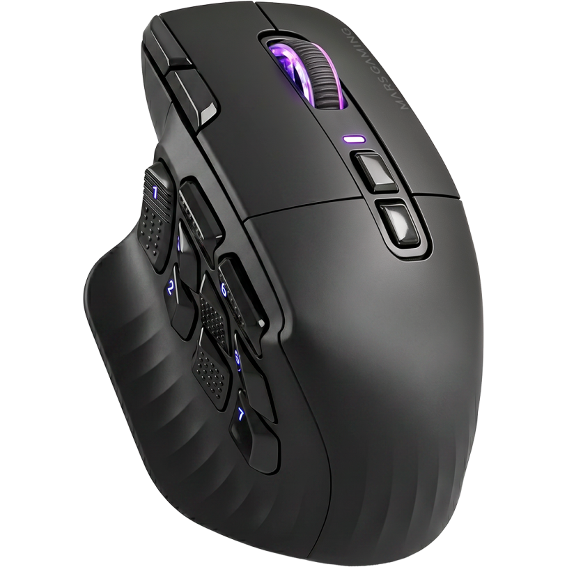 Mouse Mars Gaming MMW-HEX16 Black - MMWHEX16