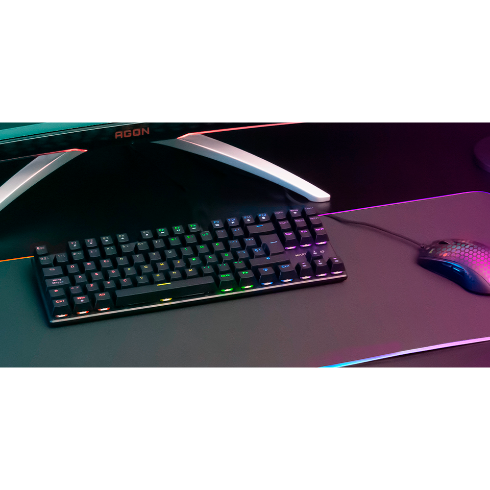 Keyboard Mars Gaming MK80 RGB Black - MK80BRFR - photo 4