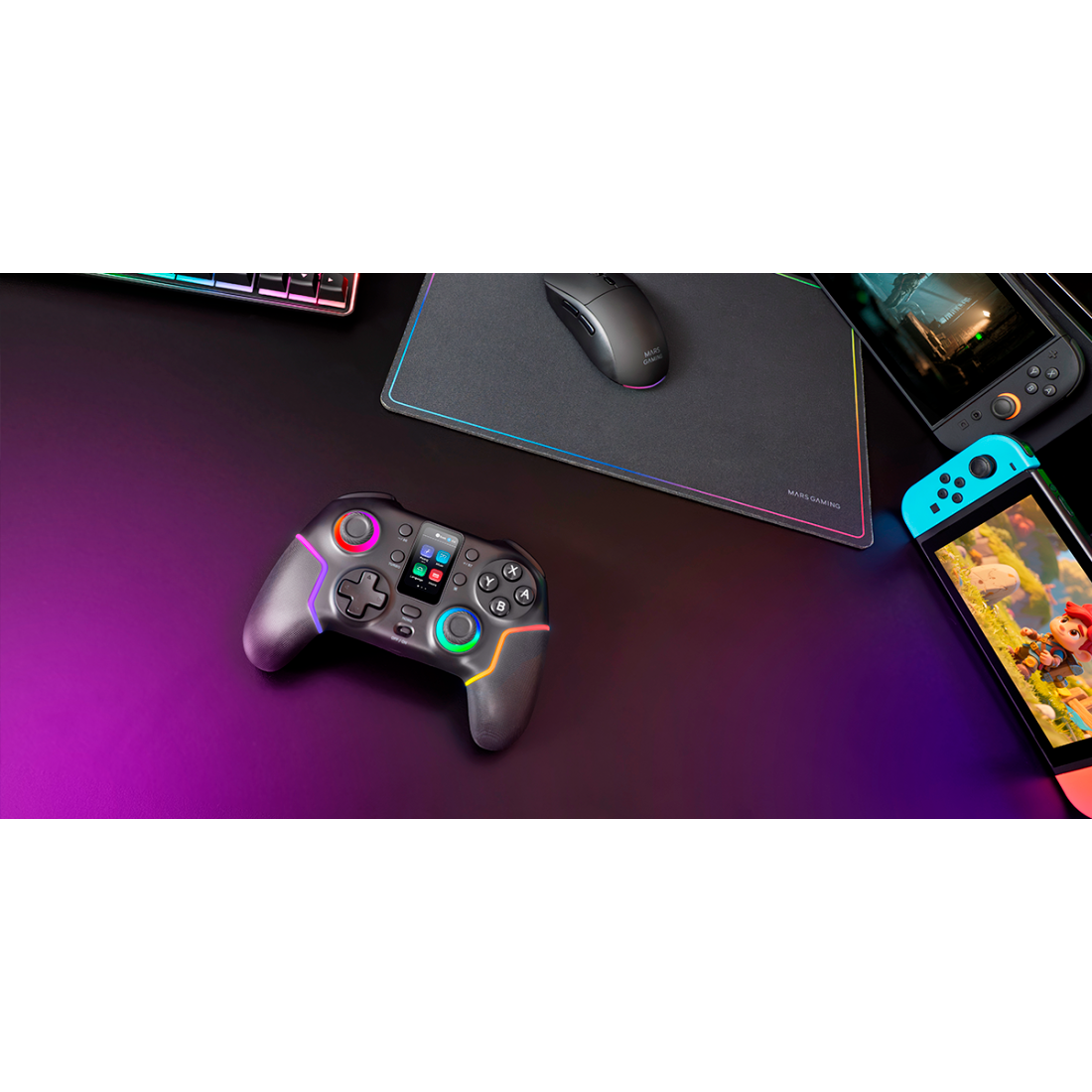 Gamepad Mars Gaming MGP-V3 RGB Black - MGPV3 - photo 5