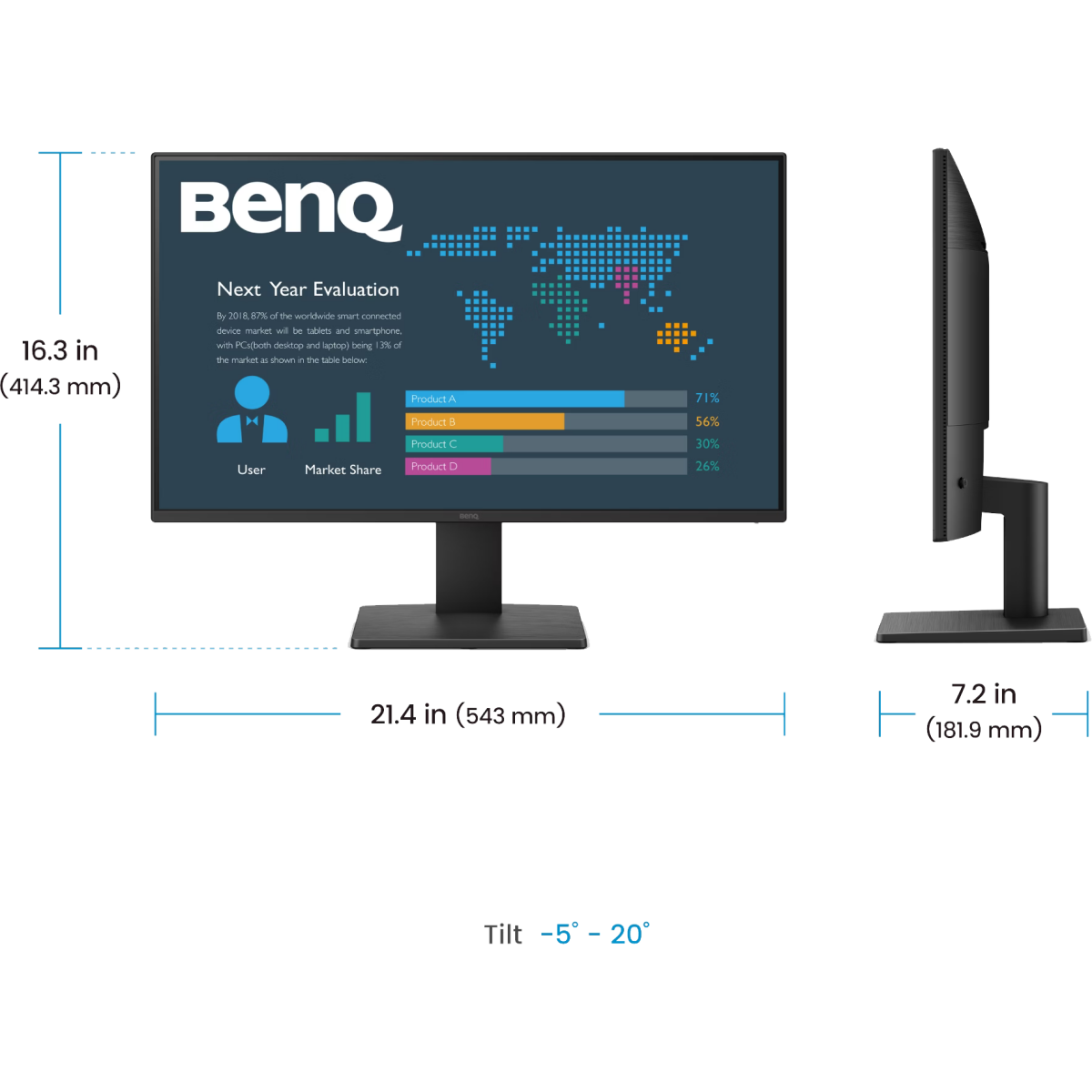 Monitor BenQ 24" BL2491P - photo 6