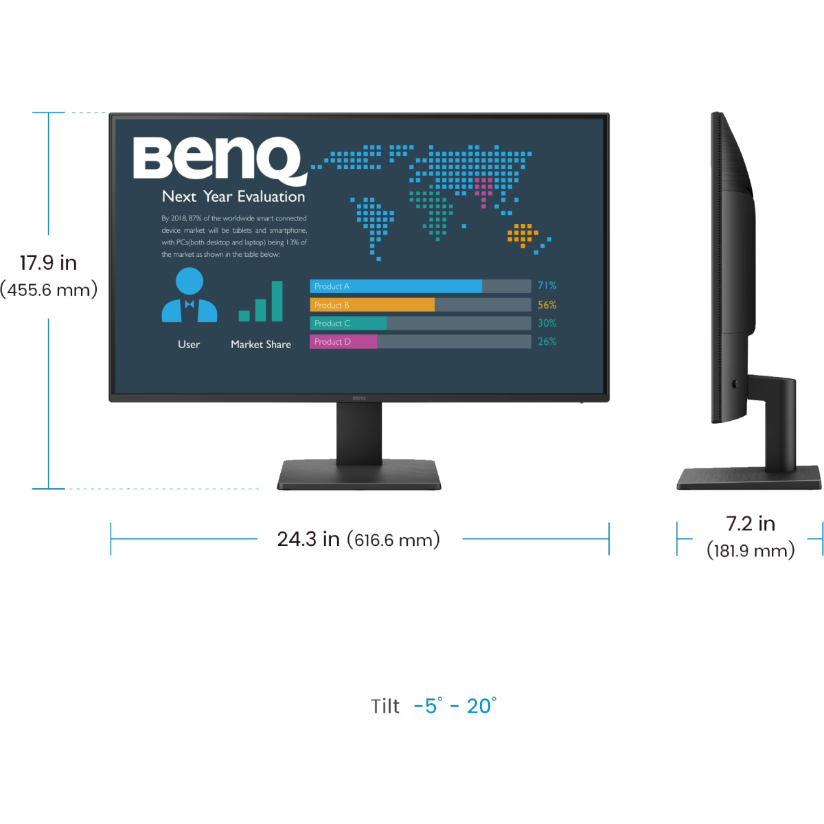 Monitor BenQ 27" BL2791P - photo 6