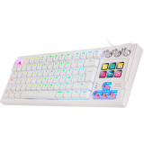 Keyboard Mars Gaming MK Master White (MKMASTERWFR)