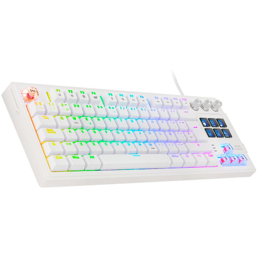 Keyboard Mars Gaming MK Master White - MKMASTERWFR - photo 2