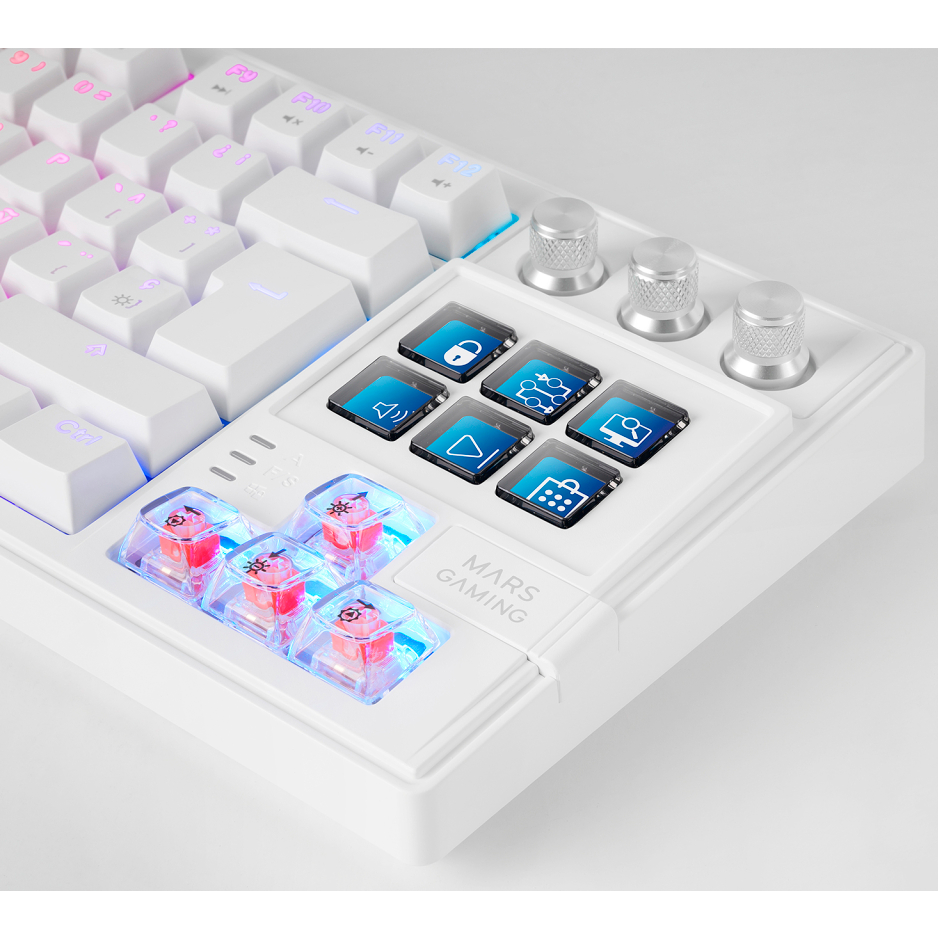 Keyboard Mars Gaming MK Master White - MKMASTERWFR - photo 5
