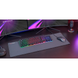 Keyboard + Mouse + Mouse Pad Mars Gaming MCPX RGB White (MCPXWFR)