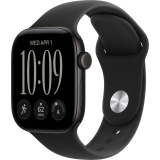 Montres connectées Apple Watch Series 12 42mm Black Aluminium Case with Black Sport Band S/M (MJEA4ZR/A)