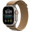 Montres connectées Apple Watch Ultra 4 49mm 5G Natural Titanium Case with Desert Alpine Loop L (MJAG4QF/A)