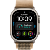 Montres connectées Apple Watch Ultra 4 49mm 5G Natural Titanium Case with Desert Alpine Loop L (MJAG4QF/A)
