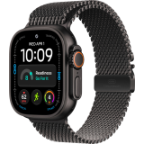 Montres connectées Apple Watch Ultra 4 49mm 5G Black Titanium Case with Black Titanium Milanese Loop M (MJAV4QF/A)