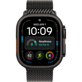 Montres connectées Apple Watch Ultra 4 49mm 5G Black Titanium Case with Black Titanium Milanese Loop M (MJAV4QF/A)