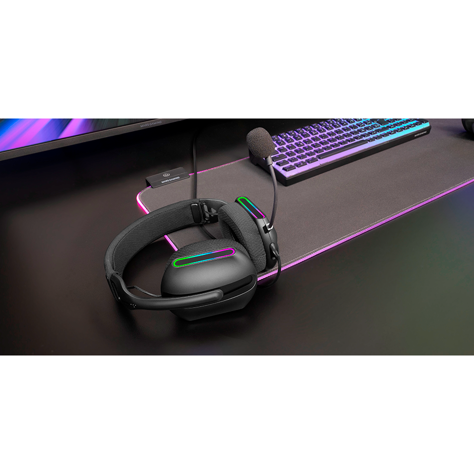 Casque audio Mars Gaming MH-Pro RGB Black - MHPRO - photo 4