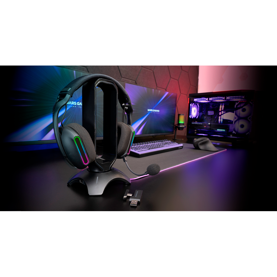 Casque audio Mars Gaming MHW-Pro RGB Black - MHWPRO - photo 4