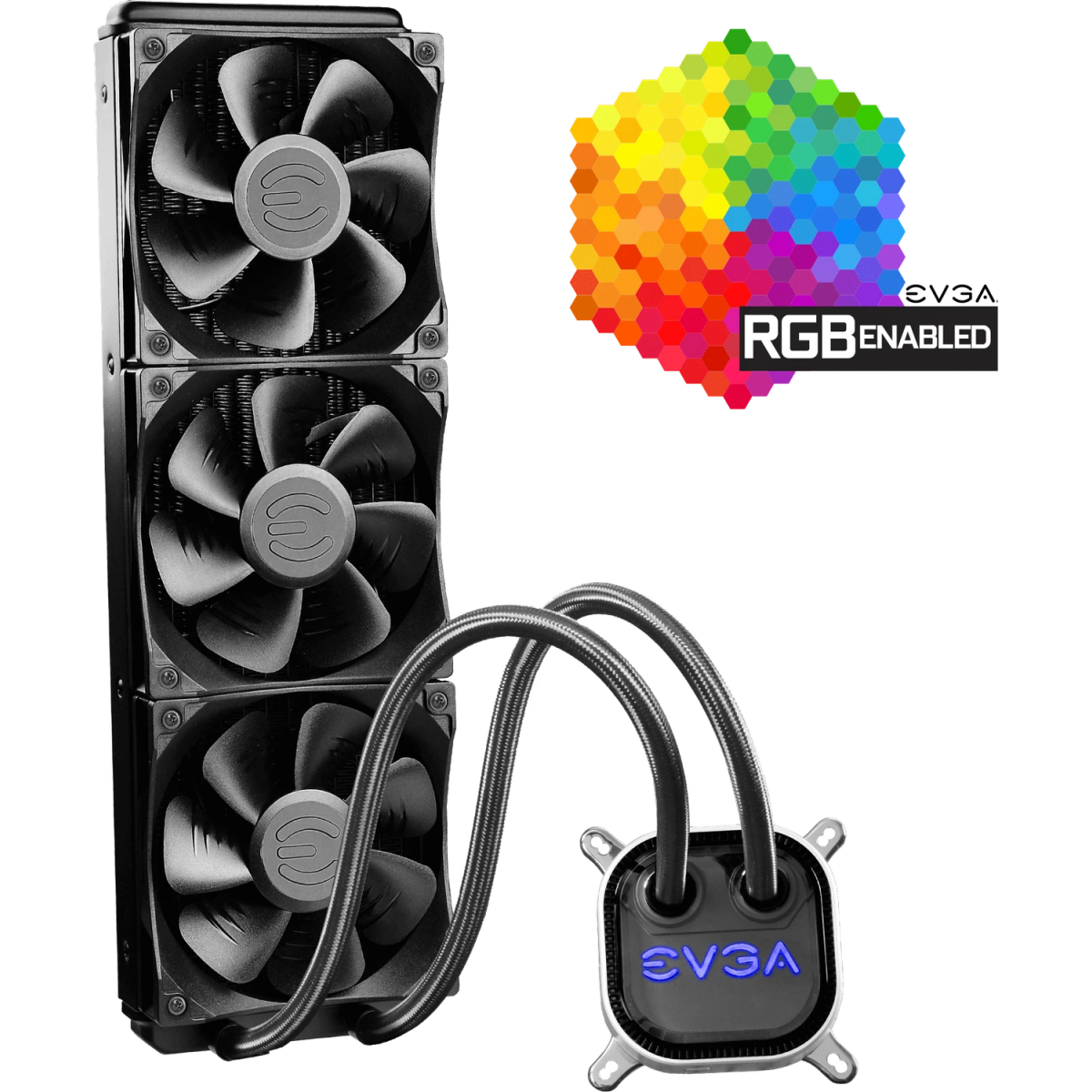 Système de refroidissement liquide EVGA CLC 360 Black - 400-HY-CL36-V1