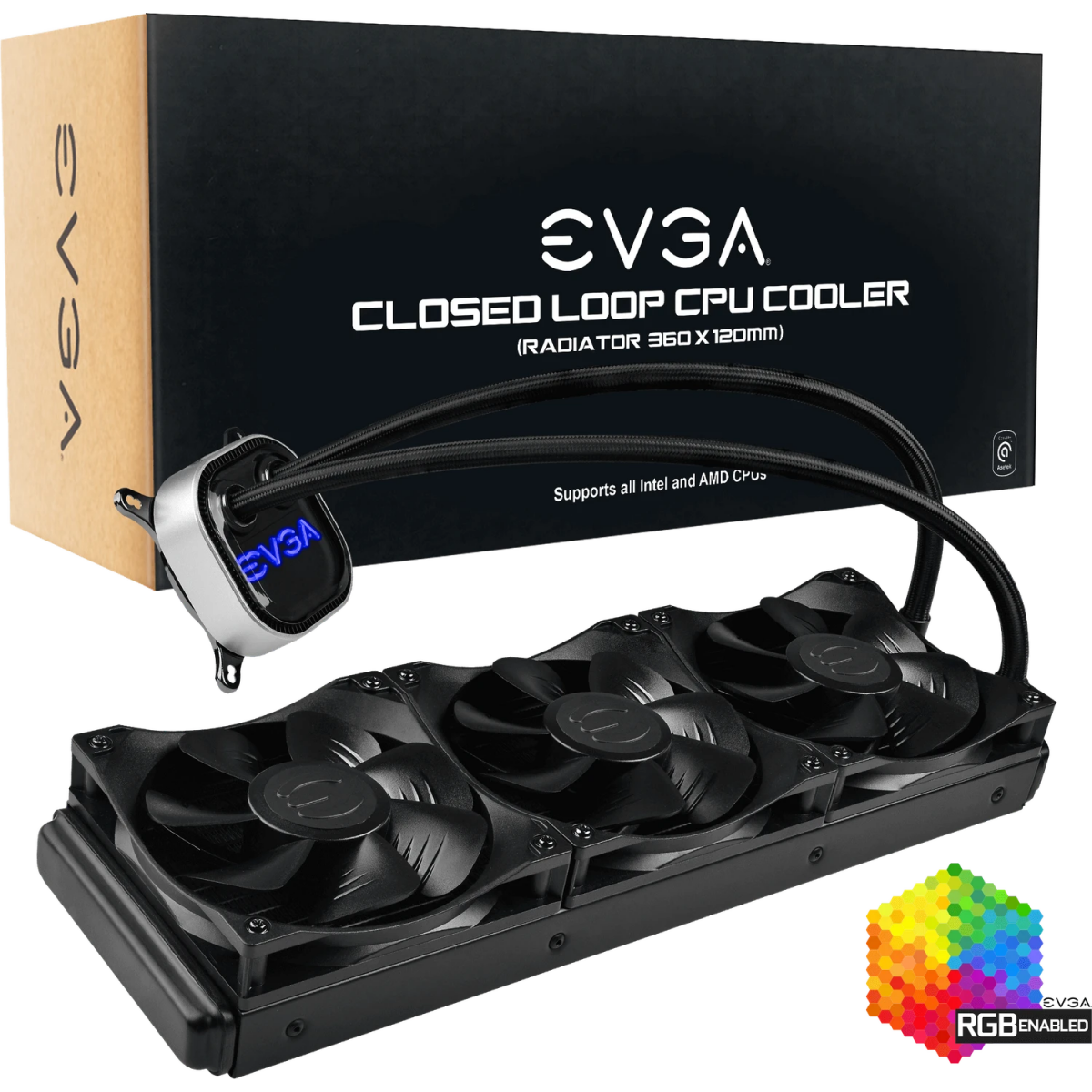 Système de refroidissement liquide EVGA CLC 360 Black - 400-HY-CL36-V1 - photo 7