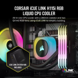 Système de refroidissement par liquide Corsair iCUE LINK H115i RGB Black (CW-9061002-WW)