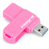 Clé USB 64GB Integral Swivel Neon (INFD64GBSWINEONPK3.2)