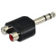 Adaptateur 6.3 Jack (M) - 2x RCA (F), SSQ HA7 - SS-1847