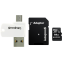Carte mémoire 64GB MicroSD GOODRAM M1A4 All in One + SD adapter (M1A4-0640R12)