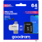 Carte mémoire 64GB MicroSD GOODRAM M1A4 All in One + SD adapter (M1A4-0640R12) - photo 3