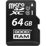 Carte mémoire 64GB MicroSD GOODRAM M1A4 All in One + SD adapter (M1A4-0640R12)